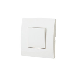 Interrupteur va et vient complet blanc