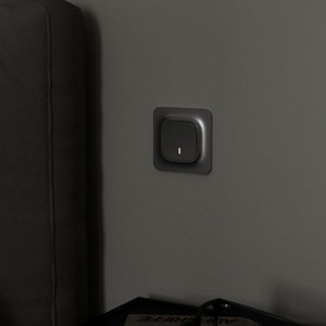 Va-Et-Vient avec voyant complet gris "Mauka"