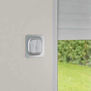 Interrupteur volet-roulant gris "Mauka"