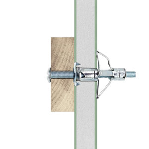 Cheville à expansion acier M4 32mm pour plaque de plâtre - Pack de 10