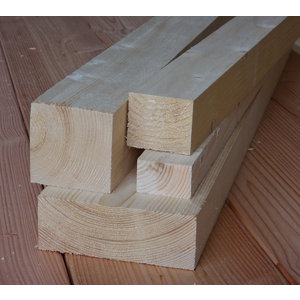 Tasseau en sapin brut L. 2,40 m section 63 x 75 mm