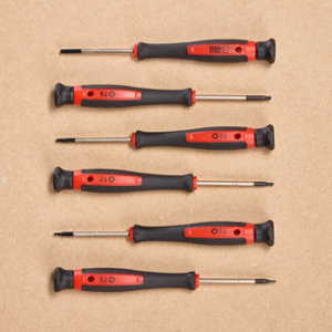 Lot de 6 tournevis precision