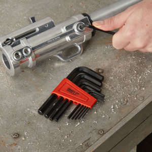 Jeu de 10 cles males en acier au chrome-vanadium