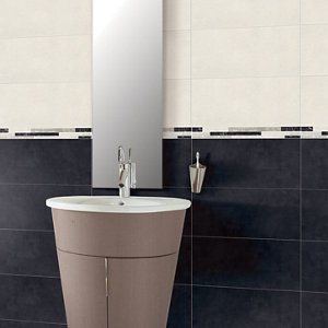 Listel "Horace Muretto" mix gris - l. 4,5 x L. 50 cm