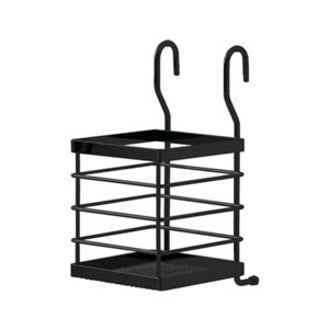 Porte-ustensiles noir mat