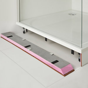 Kit fixation amovible pour receveur pour 1 plinthe