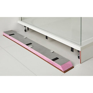 Kit fixation amovible pour receveur pour 2 plinthes