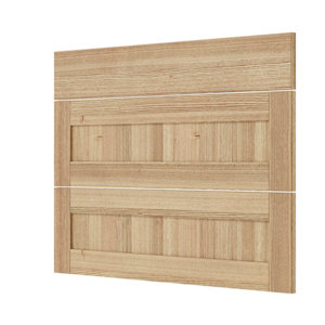 Façade 1 tiroir + 2 casseroliers 100cm "Ilona"chêne doré - L. 99.7 x H. 71.5cm