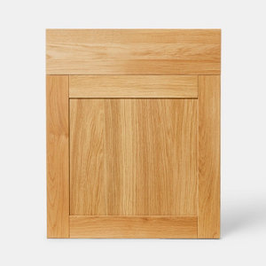 Façade 1 porte + 1 tiroir 60cm "Ilona"chêne doré - L. 59.7 x H. 71.5cm