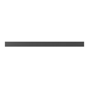 Plinthe "Dorice" anthracite mat - l. 2.4m x - h. 15cm