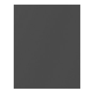 Finition caisson bas gauche "Dorice" anthracite mat - l. 57 x h. 72cm