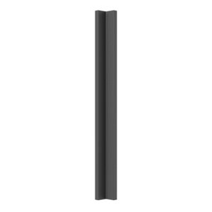 Fileur d'angle bas "Dorice" anthracite mat - h. 71.5cm