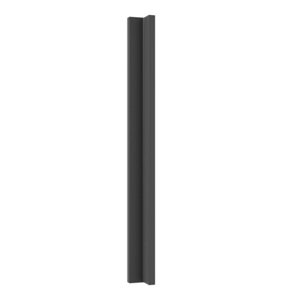 Fileur d'angle bas "Dorice" anthracite mat - h. 71.5cm