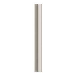 Fileur d'angle bas "Dorice" beige mat - h. 71.5cm