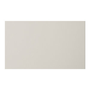 Façade 1 casserolier ou sur-hotte 60cm "Dorice" beige mat - l. 59.7 x h. 35.6cm