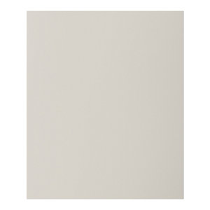 Façade 1 porte 60cm "Dorice" beige mat - l. 59.7 x h. 71.5cm