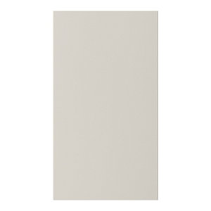 Façade 1 porte 40cm "Dorice" beige mat - l. 39.7 x h. 71.5cm