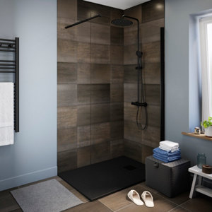 Paroi de douche à l'italienne Walk-In "Calia" l.120 cm en verre transparent