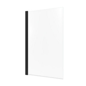 Pare baignoire "Calera" pivotant 5 mm noir