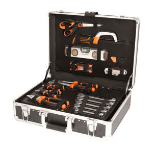 Malette en aluminium 45x34x16 cm de 120 pièces