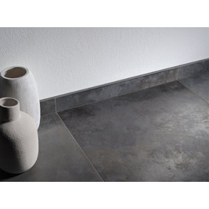 Plinthe "Anatole" gris anthracite - l. 7,5 x L. 61 cm