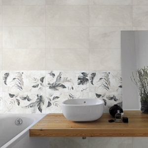 Carrelage mural "Joya" ivoire - l. 30,5 x L. 61,5 cm