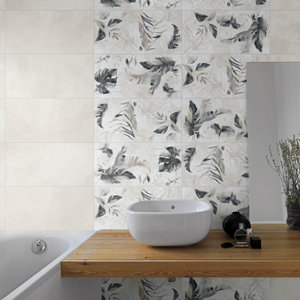 Décor mural "Joya" ivoire - l. 30,5 x L. 61,5