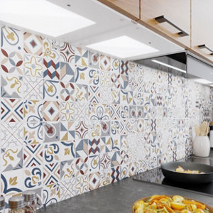 Mosaïque céramique "Mariande" multicolore - l. 29,8 x L. 29,8 cm