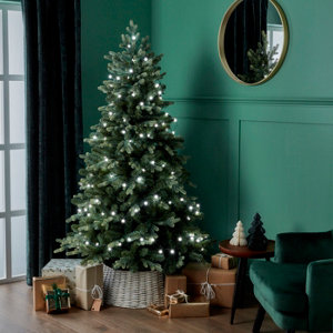 Guirlande lumineuse 120 LED en forme de cerise blanc froid 9,52 m 4000K