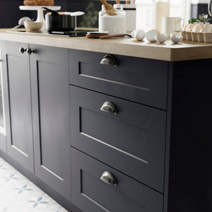 2 coques de cuisine 10cm étain vieilli