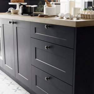 2 boutons de cuisine ronds 3cm étain vieilli