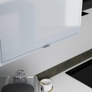 2 boutons de cuisine prise en main 5cm nickel brossé