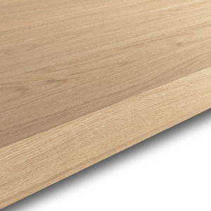 Plan de travail aspect bois clair l.240 x P.62 x Ép. 3,8 cm