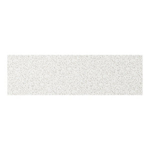 Crédence effet terrazzo blanc L.200 x H.60 cm x Ep. 8 mm