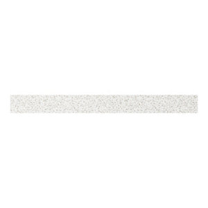 Crédence effet terrazzo blanc L.200 x H.20 cm x Ep. 8 mm