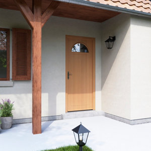 Porte entrée bois Méranti "Arya H. 215 x l. 90 gauche