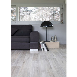 Lino sol PVC "Noma gris" 4m