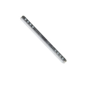 Carré pour poignée de porte percé "Edig" - H. 6 x L. 90 mm