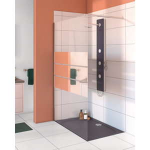 Colonne hydromassante verre - Anthracite 