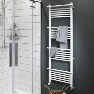 Sèche-serviettes "Natha" blanc - 631 W