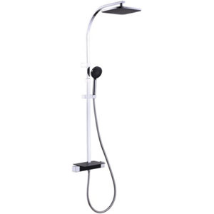 Colonne de douche thermostatique avec tablette "Achray"