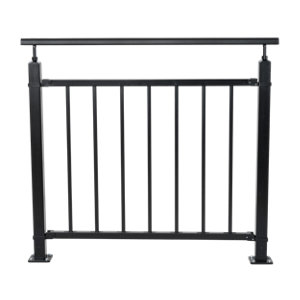 Kit balustrade noir H. 1 m x L. 1 m