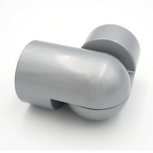 Connecteur d'angle arrondie ajustable ⌀8 cm x H. 4 cm