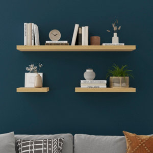 Tablette imitation bois L. 118 cm x P. 23,5 cm - ÉP. 38 mm "Calie"