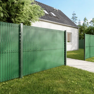 Panneau grillage rigide vert Louga – H. 153 cm