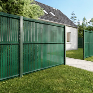 Panneau grillage rigide vert Louga – H. 173 cm