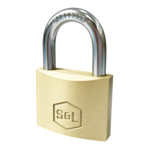 Cadenas laiton 5 cm manille acier trempé 7 mm double verrouillage