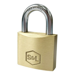 Cadenas laiton robuste 30 mm avec anse acier trempé et double clé