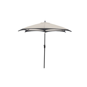 Parasol écru/noir 3 m "Tilsa'