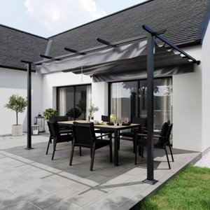 Table aluminium "Asara" imitation bois